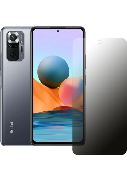 Xiaomi Redmi Note 10 Pro Hayalet Privacy Flexiglass Mat Nano Ekran Koruyucu