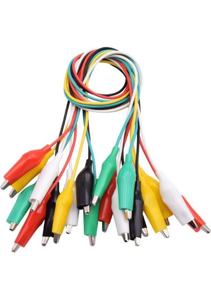 Timsah Ağız Krokodil Test Kablosu 45-50CM 10'LU(28MM)