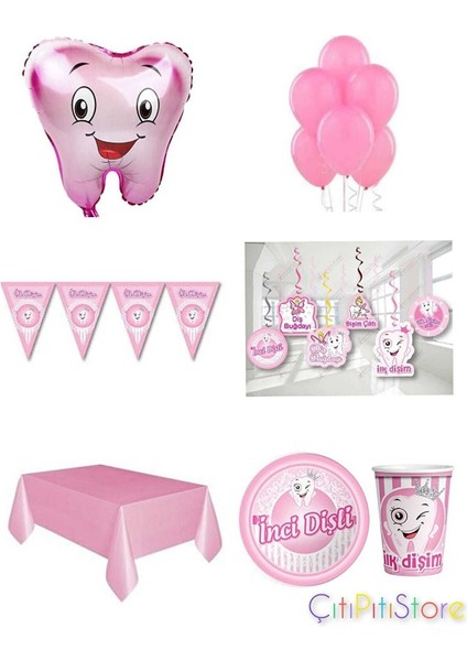 Ilk Dişim Pembe Set