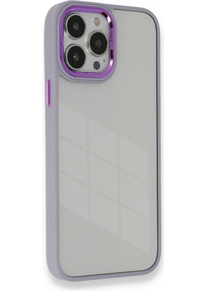 iPhone 13 Pro Kılıf Luna Lens Kamera Çerçeveli Silikon Kapak