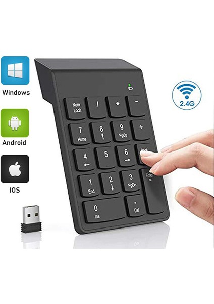 Fxn-24 Kablosuz Wireless Mini Numerik Klavye Keypad