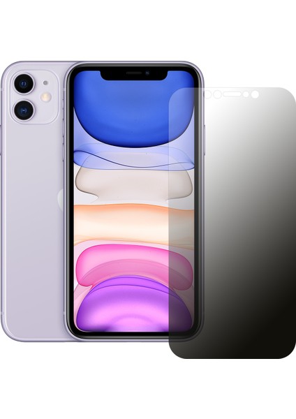 iPhone 11 Hayalet Privacy Flexiglass Mat Nano Ekran Koruyucu