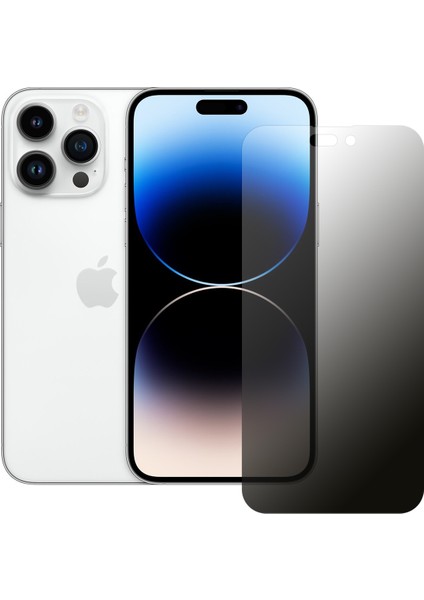 iPhone 14 Pro Max Hayalet Privacy Flexiglass Mat Nano Ekran Koruyucu