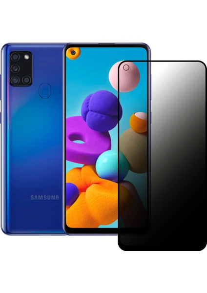 Samsung Galaxy A21S Hayalet Privacy Gizli Seramik Mat Ekran Koruyucu