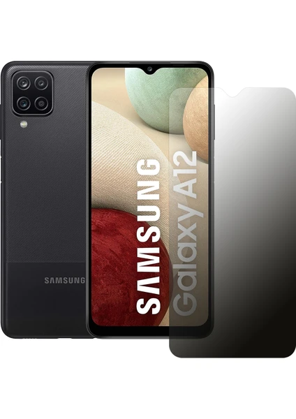 Samsung Galaxy A12 Hayalet Privacy Flexiglass Mat Nano Ekran Koruyucu