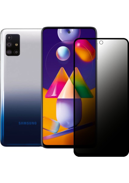 Samsung Galaxy M31S Hayalet Privacy Gizli Seramik Mat Ekran Koruyucu