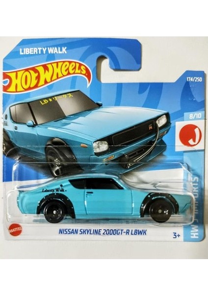 Hotwheels Hot Wheels Tekli Arabalar Nıssan Skylıne 2000GT-R Lbwk HCW32 modelleri