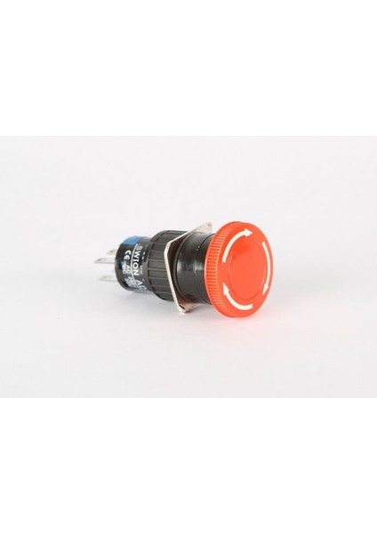 16MM Acil Stop Butonu (Bas-Çevir) 1no+1nc