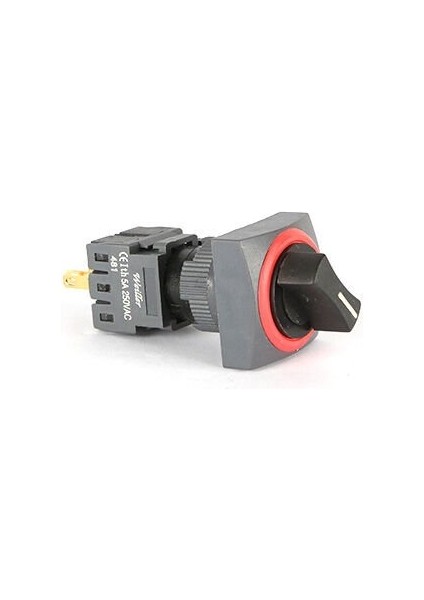 Ø16MM 0-1 Kayıcı Kare Mandal Buton 1no+1nc