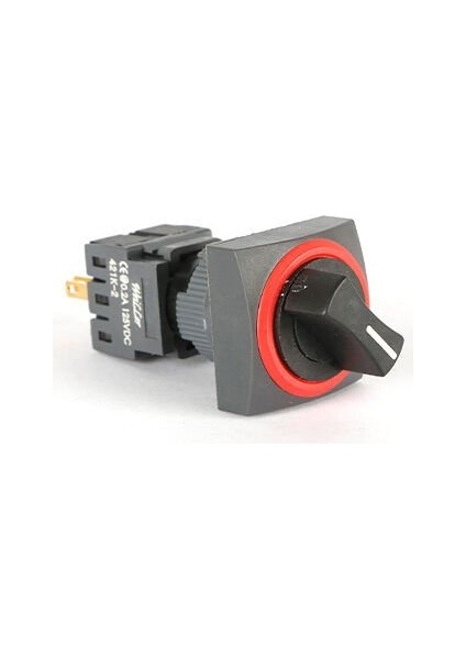 Ø16MM 0-1 Kalıcı Kare Mandal Buton 1no+1nc