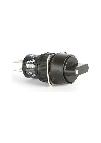 16MM 1-0-2 Yuvarlak Kalıcı Mandal Buton 2no+2nc