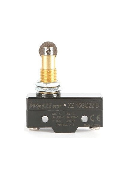 Yatay Metal Makaralı Pimli 1no+1nc Plastik Mini Siviç