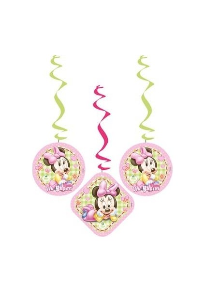 Asmalı Süs Lisanslı Mınnıe Mouse Ilk Yaşım