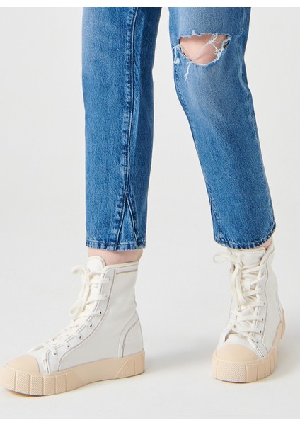 Normal Bel Ankle Paça Havuç Koyu Indigo Kadın Denim Pantolon DTK360 Koyu Indigo fiyatları