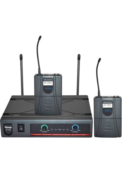 R-720 Yaka + Yaka Uhf Telsiz Mikrofon