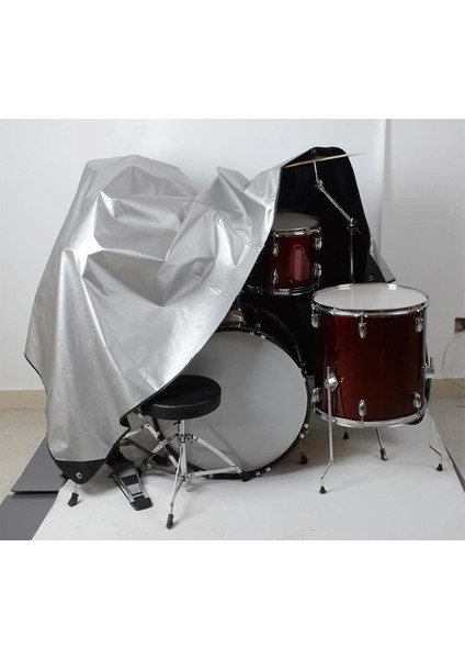 Drum Toz Örtüsü Suya Dayanıklı Perküsyon Enstrümanı Aksesuarı (Yurt Dışından)