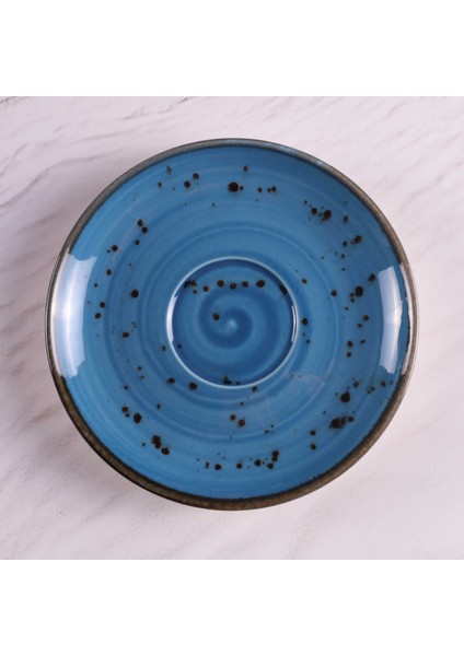 Tulü Porselen Tulu Porselen Reactive 93 Mavi 12 Parça Çay Fincan Takımı fırsatları