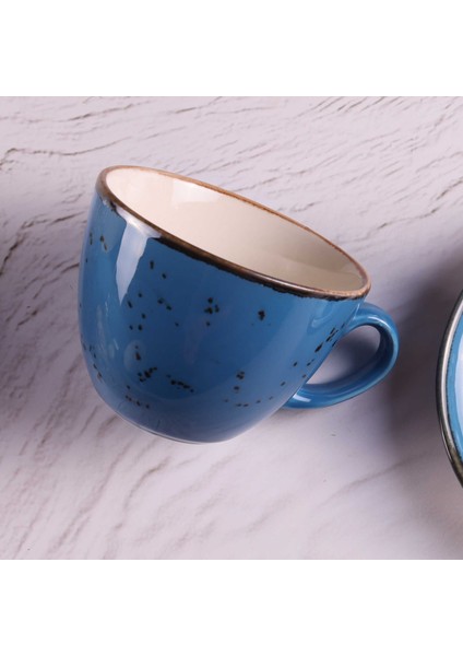 Tulü Porselen Tulu Porselen Reactive 93 Mavi 12 Parça Çay Fincan Takımı indirimleri