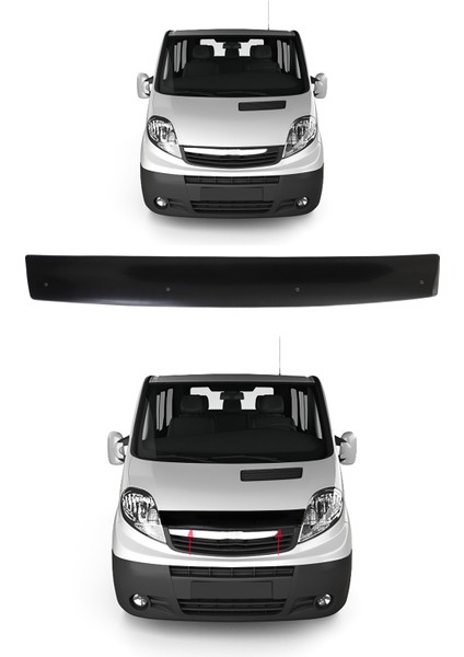 Opel Vivaro Uyumlu 2000-2014 Abs Kaput Rüzgarlığı (Kısa)