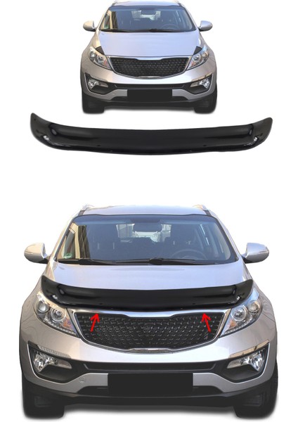 Kia Sportage Uyumlu 2011-2015 Abs Kaput Rüzgarlığı