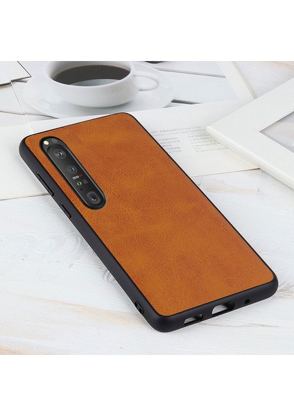 Sony Xperia 1 Telefon Kılıfı - Kahverengi (Yurt Dışından) fiyatları