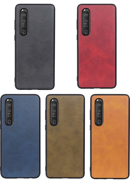 Sony Xperia 1 Telefon Kılıfı - Kahverengi (Yurt Dışından) modelleri