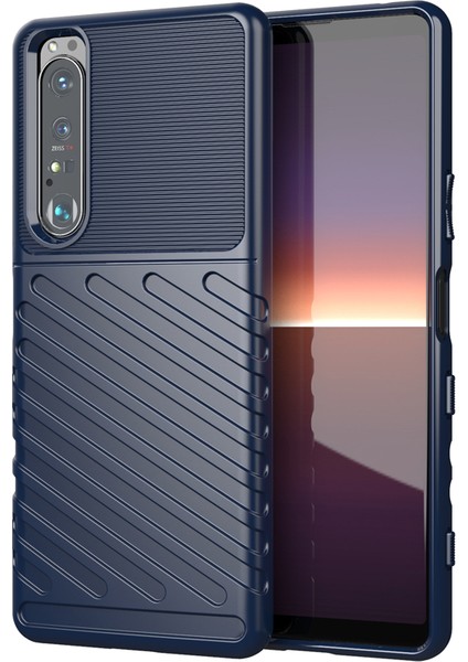Sony Xperia 1 Telefon Kılıfı - Mavi (Yurt Dışından)