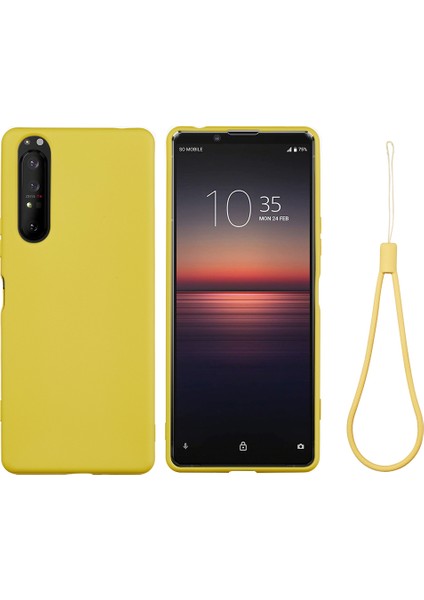 Sony Xperia 1 Telefon Kılıfı - Sarı (Yurt Dışından)
