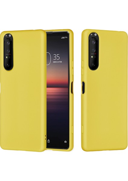 Sony Xperia 1 Telefon Kılıfı - Sarı (Yurt Dışından) indirimleri