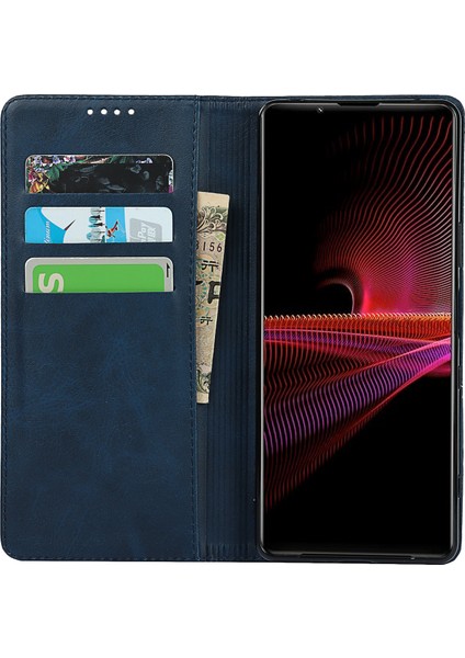 Sony Xperia 1 Telefon Kılıfı - Koyu Mavi (Yurt Dışından) modelleri