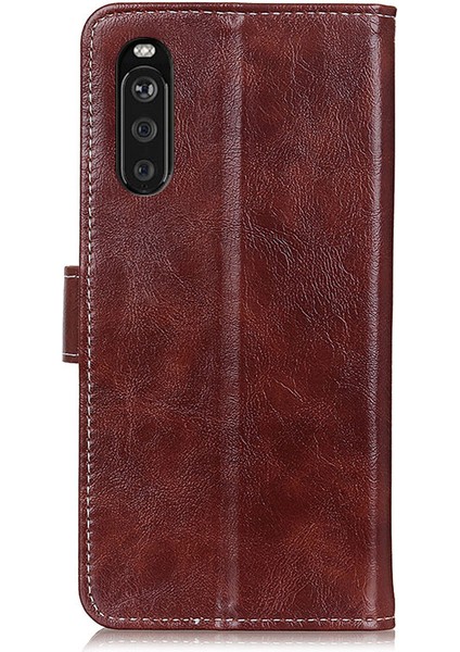Sony Xperia 10 Telefon Kılıfı - Kahverengi (Yurt Dışından) indirimleri