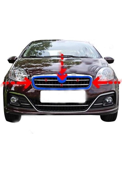 Fiat Linea Ön Panjur Orta Nikelajı Üçlü Takım