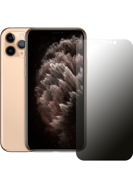 iPhone 11 Pro Max / Xs Max Hayalet Privacy Flexiglass Mat Nano Ekran Koruyucu