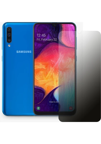 Samsung Galaxy A30 / A50 Hayalet Privacy Flexiglass Mat Nano Ekran Koruyucu