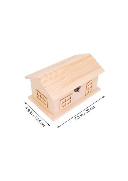 Ahşap Ev Şekilli Kumbara(Yurt Dışından)
