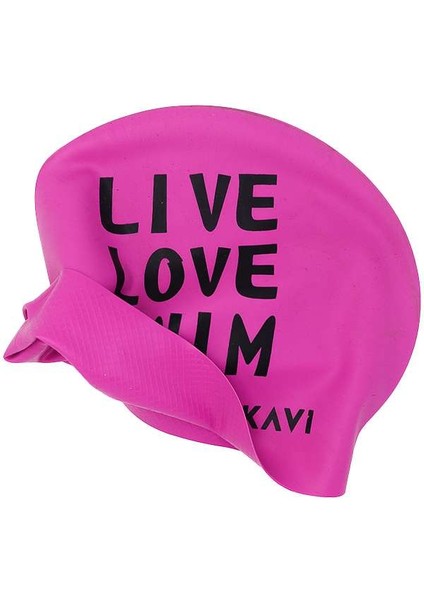 Love Live Swim Baskılı Silikon Bone (Pembe)