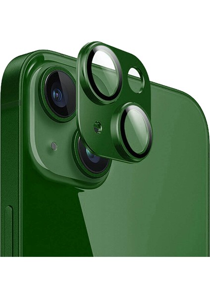iPhone 14 - iPhone 14 Plus Kamera Camı Lens Koruyucu Halka Set - AL3130