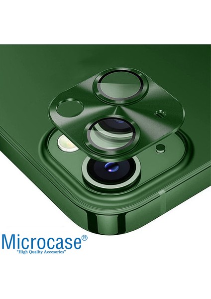 iPhone 14 - iPhone 14 Plus Kamera Camı Lens Koruyucu Halka Set - AL3130
