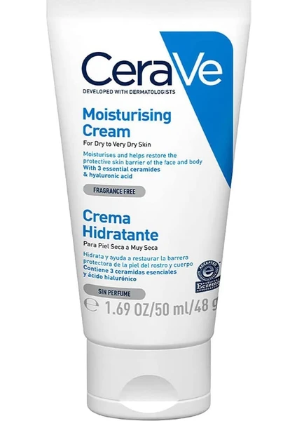 Cerave Nemlendirici Krem Kuru ve Çok Kuru Ciltler (50 Ml)