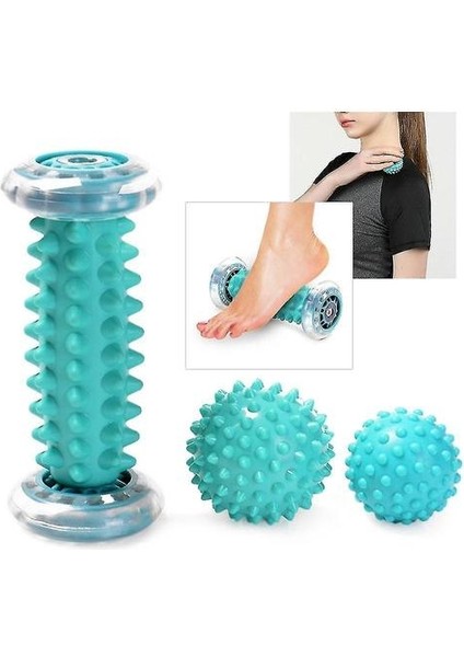 Plantar Fasiit Ayak Masaj Silindiri ile Dikenli Top(Yurt Dışından) fırsatları