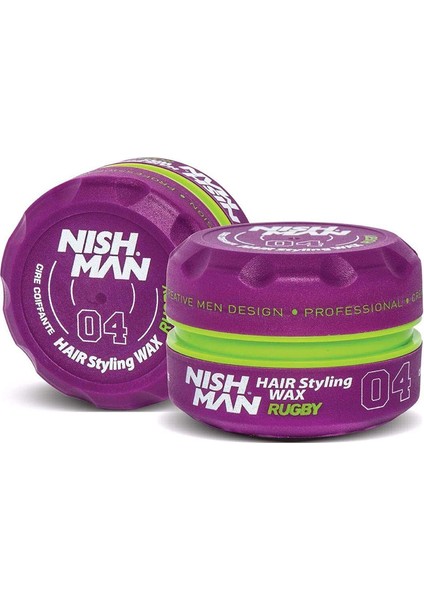 Nishman Saç Şekillendirici Wax (04 Rugby, 150ML)