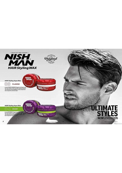 Nishman Saç Şekillendirici Wax (04 Rugby, 150ML) fırsatları
