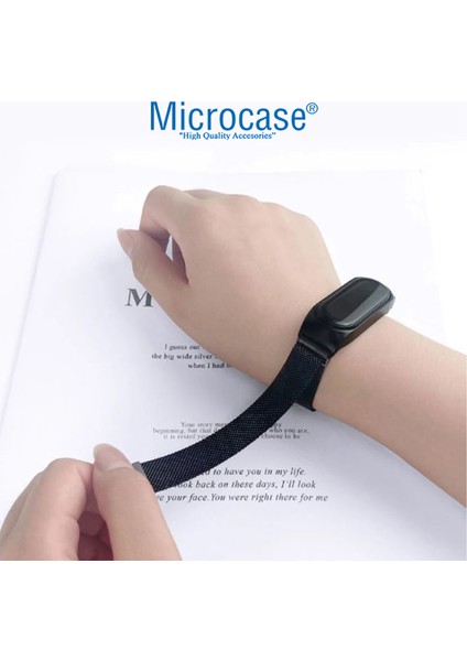 Xiaomi Mi Band 5-6-7 Uyumlu Metal Kasalı Mıknatıslı Kordon Kayış - KY52 fiyatları