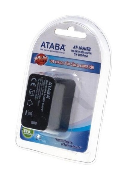 At- 105USB 5V 1000MA USB Çıkışlı Tüm Cihazlar Için USB Swıtch Mod Adaptör