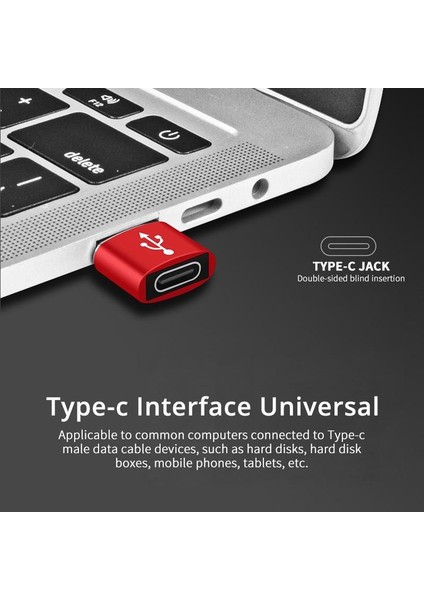 Erkek USB To Dişi Type-C Çevirici Data Otg Adaptör Dönüştürücü