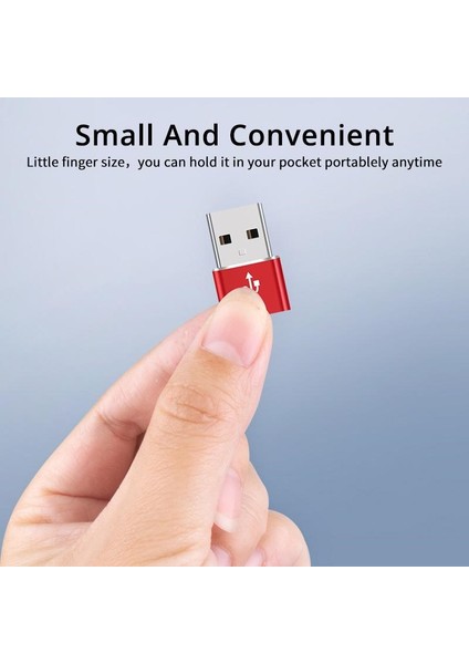 Erkek USB To Dişi Type-C Çevirici Data Otg Adaptör Dönüştürücü