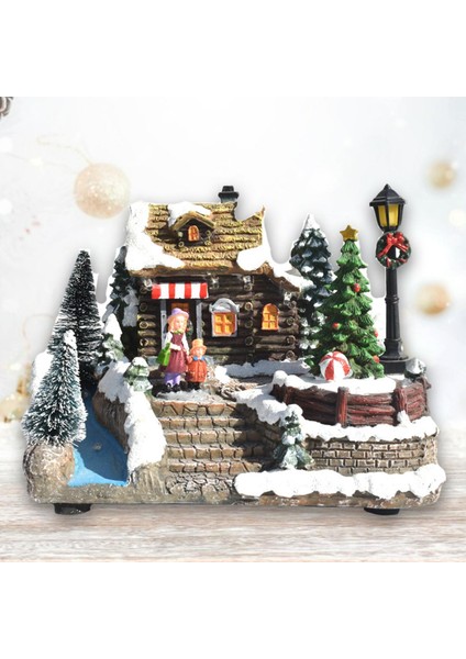 Noel Evleri Dış Mekan Çocukları Için Dekorasyon Binaları Noel Ağacı Mevcut (Yurt Dışından) indirimleri