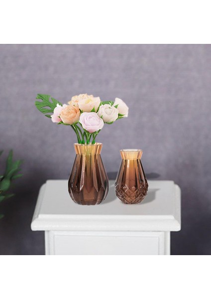 1:12 Dollhouse Minyatür Simülasyon Süsleme Kahvesi Için Saksı Bitkileri (Yurt Dışından)