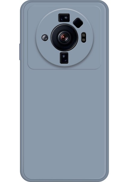 Xiaomi Mi 12S Ultra Için Telefon Kılıfı - Gri Mavi (Yurt Dışından)