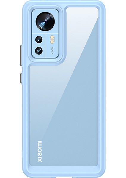 Xiaomi Mi 12 Pro Için Telefon Kılıfı - Açık Mavi (Yurt Dışından)